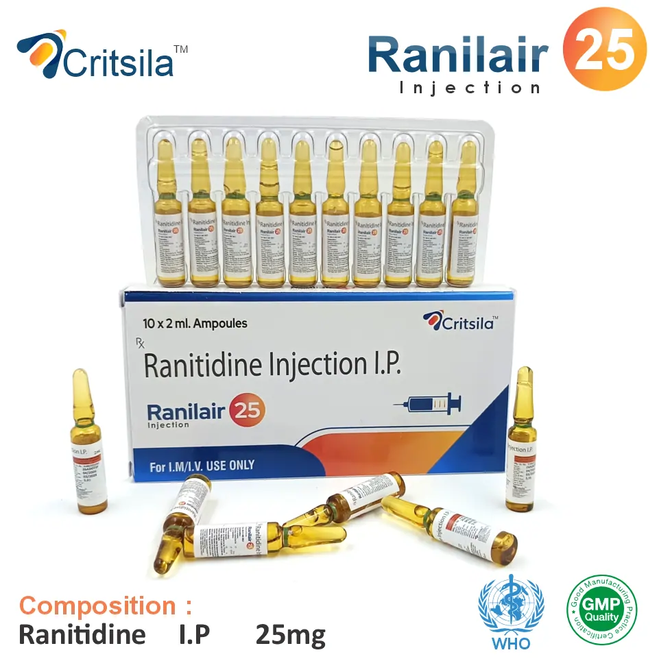 Ranitidine 25mg Injection PCD Pharma